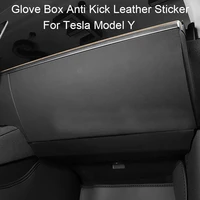 for tesla model y invisible glove compartment anti kick pad protection side edge film modely 2020 2022 protector stickers