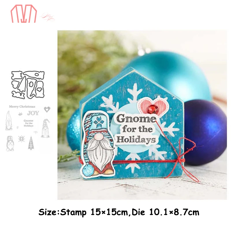 Маи Рождество Санта Клаус металлические режущие штампы трафареты печать для DIY