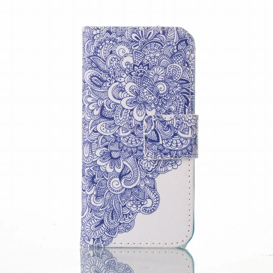 Flower Ceramics Кожаные чехлы для Huawei Honor 8C 8X9 10 P10 P9 P8 Lite коврики 20 X Pro Y5 Y6 Y9 чехол-футляр в виде книжки чехлы с функцией подставки DP06F - Цвет: Flower Ceramics