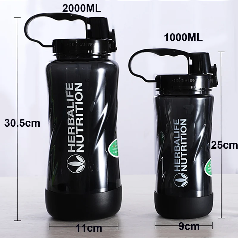 Высокое качество оптовая цена 1000 мл 2 л Herbalife nutrition 24Fit соломенная бутылка для воды
