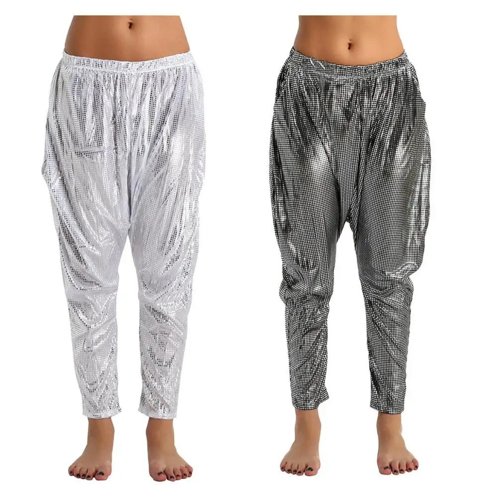 DPOIS/Женская Блестящая танцевальная клубная одежда в стиле хип хоп костюм для