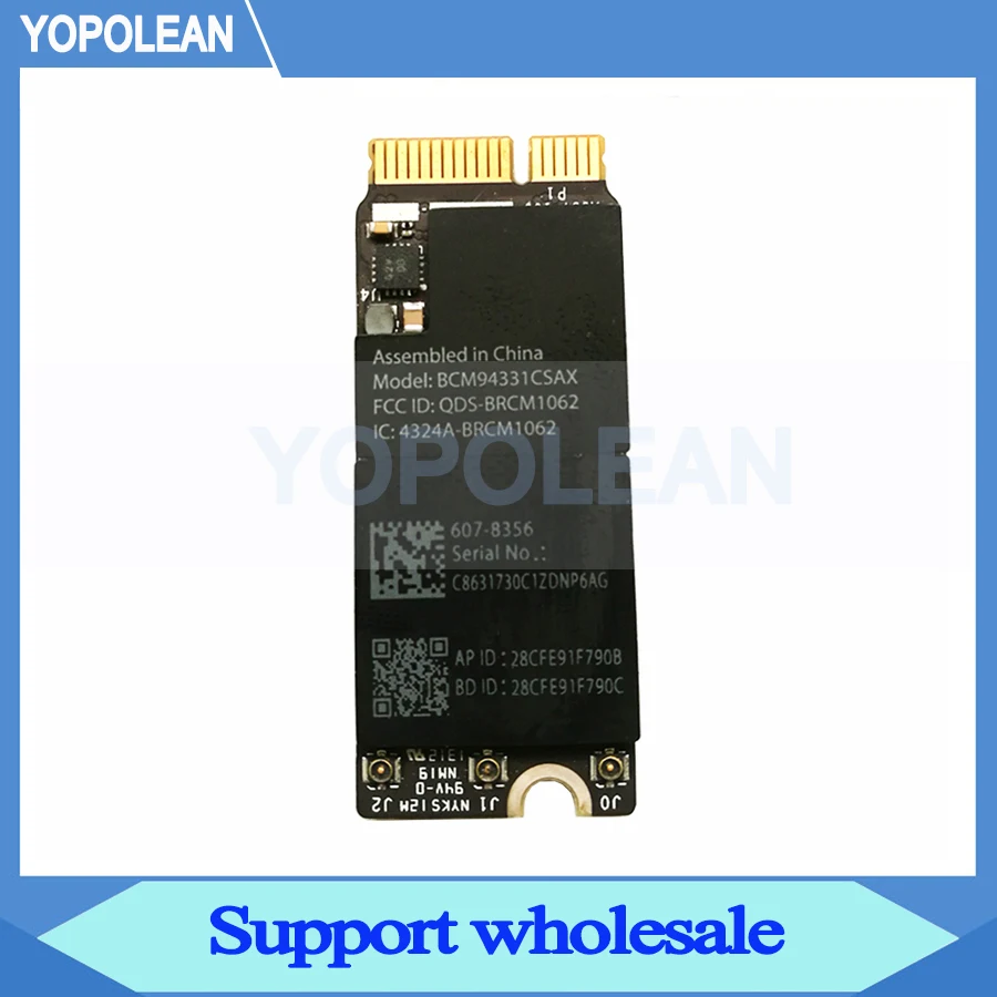 Bluetooth Wi Fi карта BCM94331CSAX для Macbook Pro Retina 15 дюймов A1398 2012 EMC 2512 MC975 MC976|ЖК-экран ноутбуков|