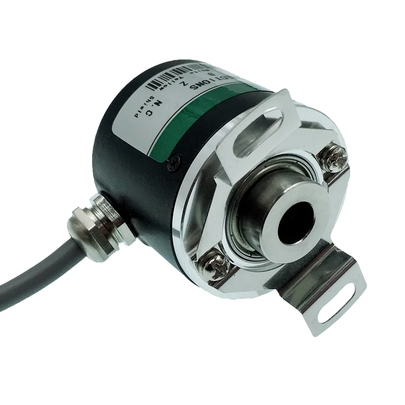 Hollow shaft photoelectric rotary encoder ZKP3808 600 pulse line/2500 2500 line ABZ three-phase 5-24V | Инструменты