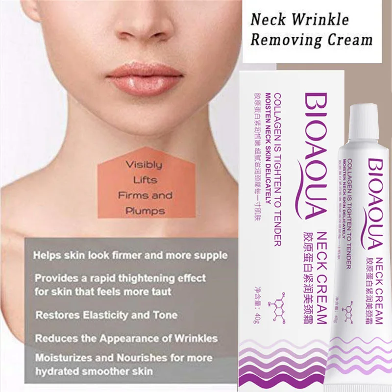 

Collagen Cream Face and Neck Wrinkle Removing Cream Neck Line Erasing Cream Wrinkle Smooth Skin Anti aging Whitening Cream 40ml