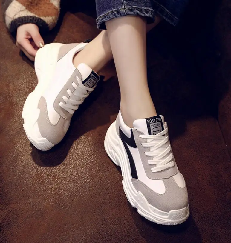 Женские кроссовки на платформе модные разноцветные баскетбольные для улицы