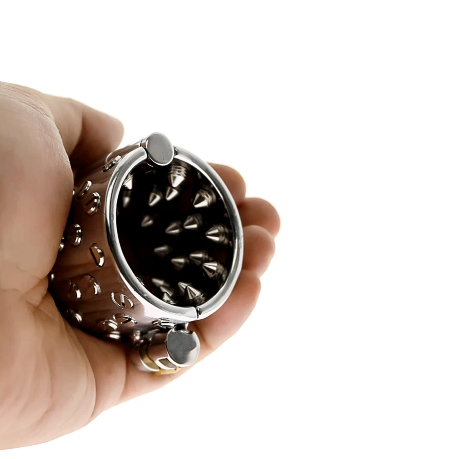 Кольцо на пенис из нержавеющей стали подвеска в виде мошонки Пояс верности Кали