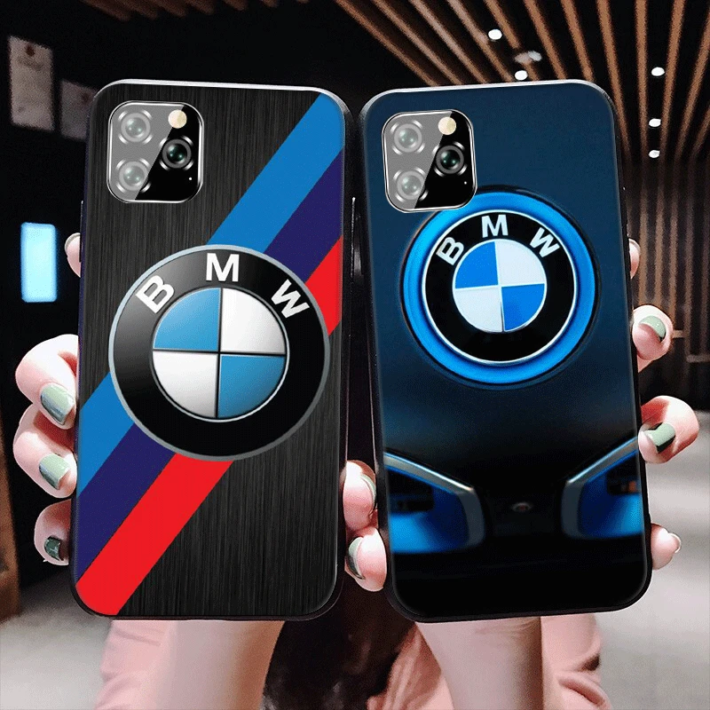 iPhone 6 6s 7 8 Plus X XR XS Max 5s 5 SE 11Pro glass drop-proof luxury phone bmw | Mobile Phone Cases &amp Covers