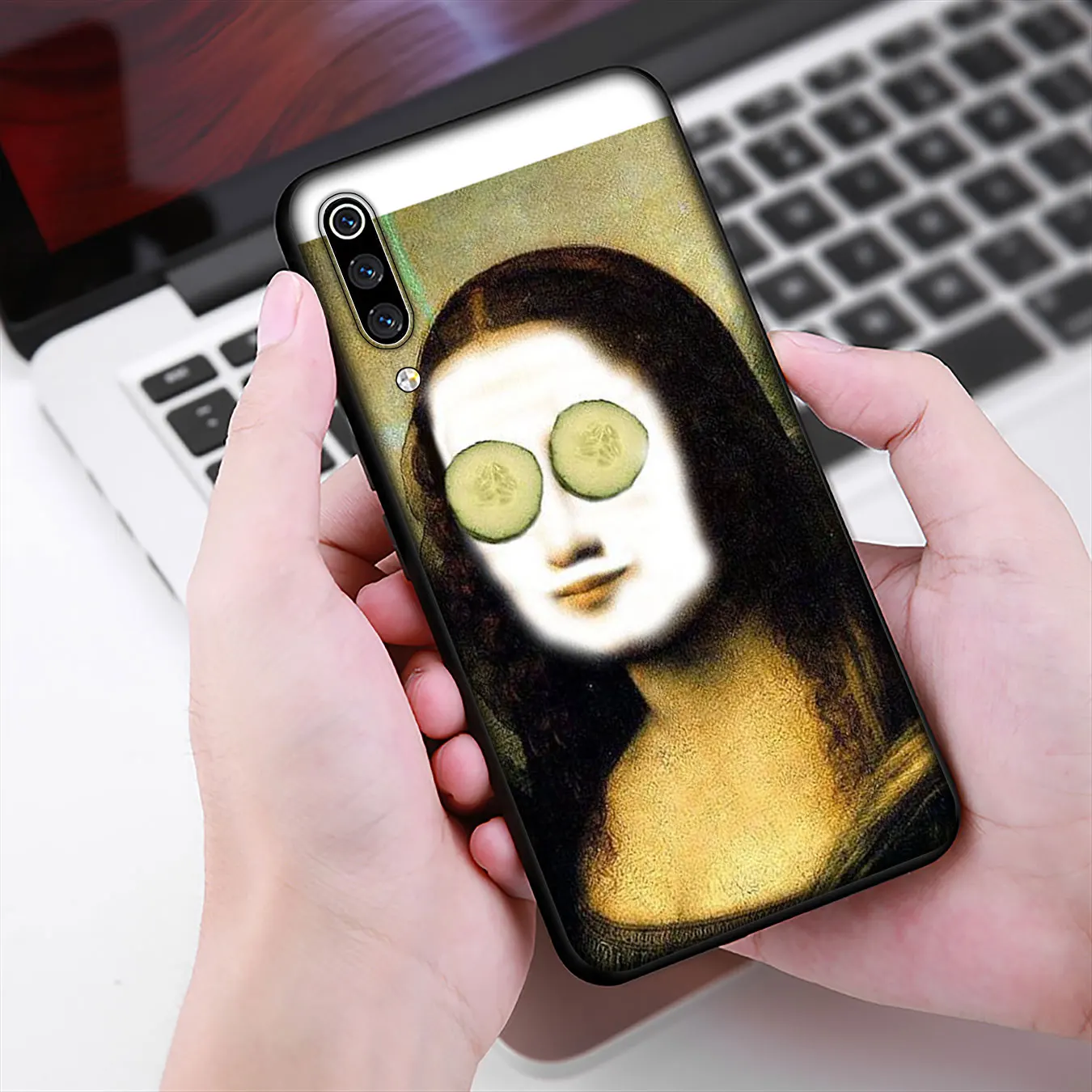 Leonardo da Vinci Mona Lisa Pat Cat Art Aesthetics Soft Case for Xiaomi Redmi Note 8 8A 8T 7 7A 6 6A 5 5A GO S2 K30 K20 Pro |