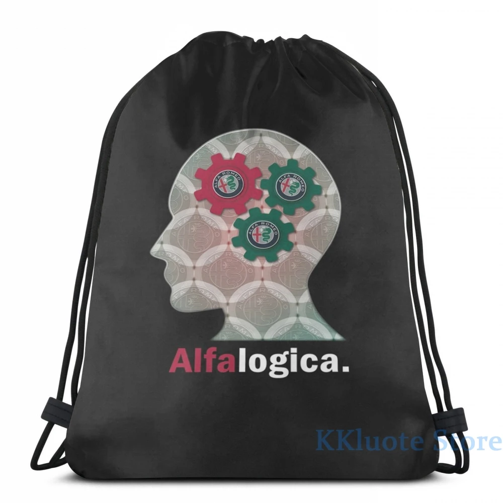 Забавный рюкзак Alfa Romeo Logic с графическим принтом школьные ранцы USB-зарядкой и
