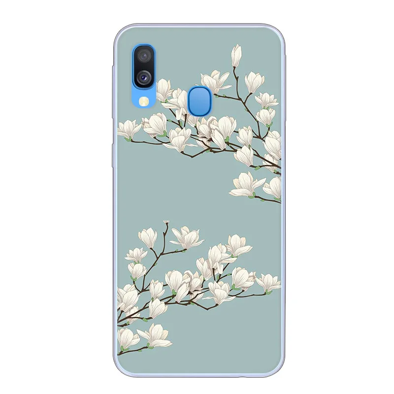 Мягкий силиконовый чехол ТПУ для samsung Galaxy A40, чехол s с мультяшным животным, нарисованная задняя крышка, чехол для samsung A40 A 40, бампер для телефона 5,9 - Цвет: 57