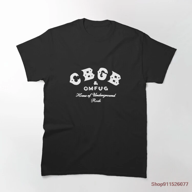 

CBGB MUSIC VENUE NY, мужская летняя черная футболка из 100% хлопка с короткими рукавами, популярные обычные футболки, топы, футболки унисекс