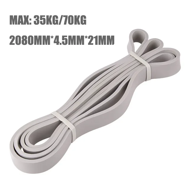 Gray 208cm Фитнес-резинки, эспандер, унисекс, 208 см, Йога, спортивные резинки, петля, экспандер для упражнений, спортивное оборудование#4 - Цвет: Gray 208cm