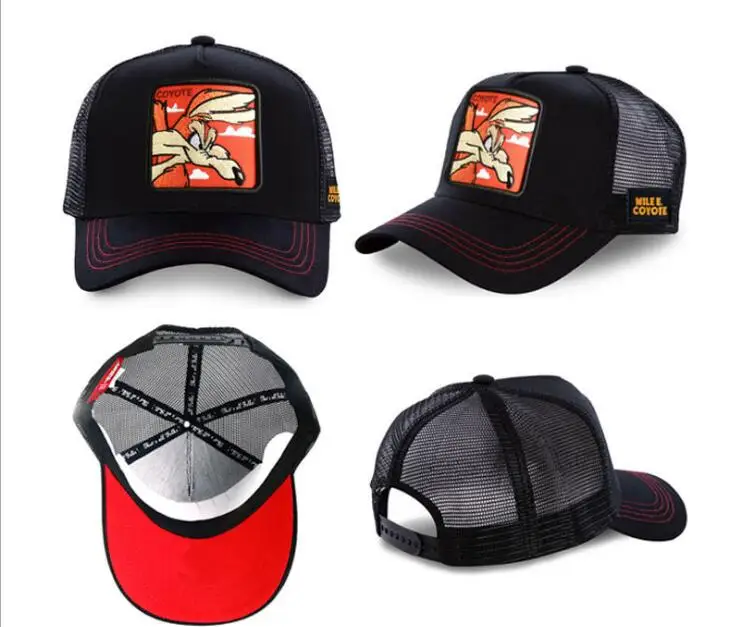 Бренд Аниме Бэтмен Snapback кепка хлопок бейсбольная кепка для мужчин и женщин хип хоп папа сетчатая шапка Дальнобойщик Кепка гоночная шляпа