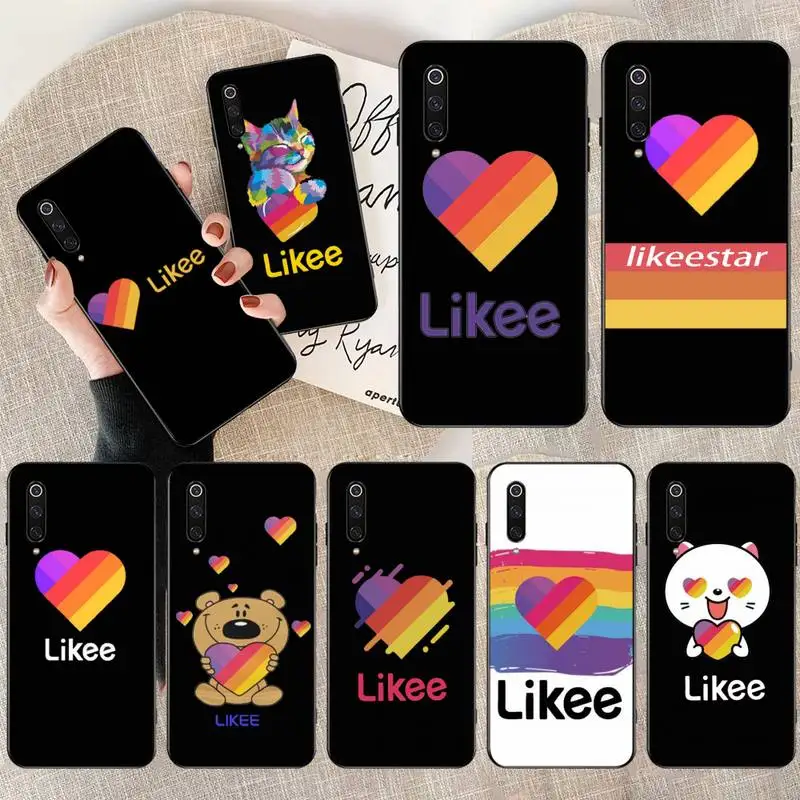 

PENGHUWAN likee funny cat Black TPU Soft Phone Case Cover for Xiaomi Mi9 9SE 8SE Pocophone F1 Mi8 Lite