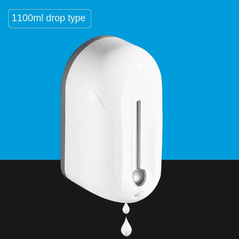 

ABS material automatic induction soap dispenser impact-resistant anti-aging alcohol spray sterilizer 1100 ml bottle body using t