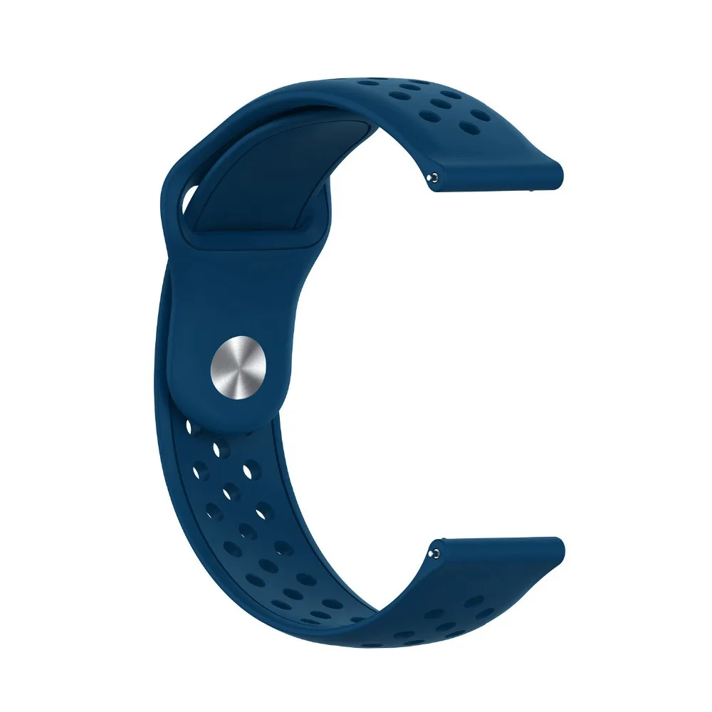 Спортивный 20 мм силиконовый браслет для samsung Galaxy Watch Active band/браслет для Garmin Vivoactive 3 Forerunner 245 245M