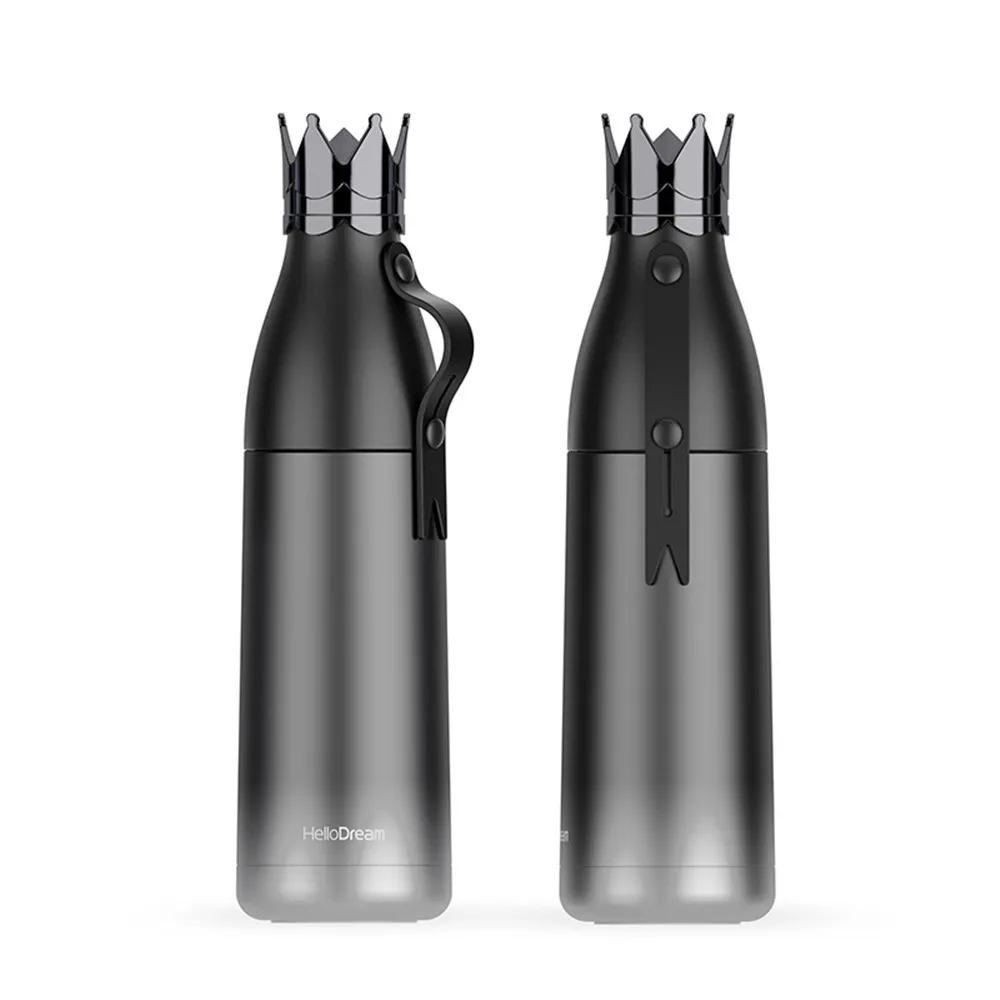 Portable warmth Crown Water Bottle Outdoor Mug Cup Travel Bottles Vacuum Cup Child School Therm Home and Garden Tool Supplies