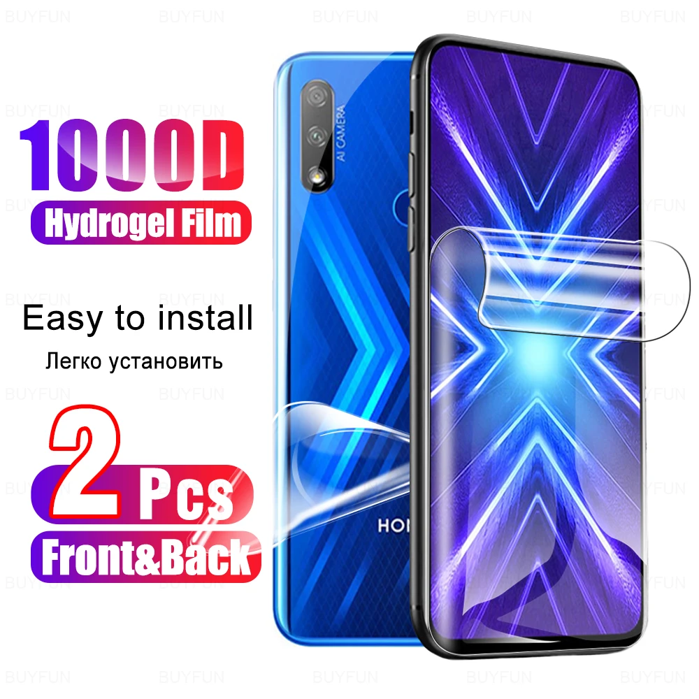 2 шт. Гидрогелевая пленка на экран для Honor 9X Pro 9 X Lite Honor9 9xlite Honor9x | Мобильные