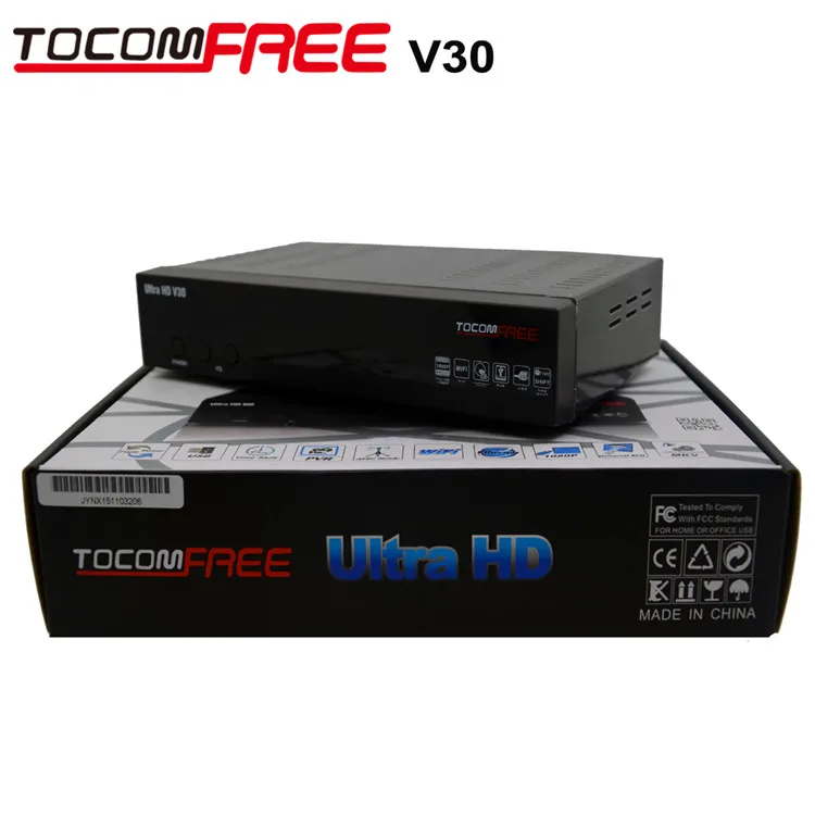 DVB-S2 Tocomfree V30 Ultra HD спутниковый ТВ приемник Поддержка Newcam Cccam JB200 турбо 8PSK тюнер автоматическое преобразование PAL/NTSC