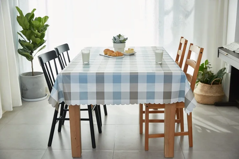 Microfine ПВХ скатерть плед кружева украшение скатерти Водонепроницаемый