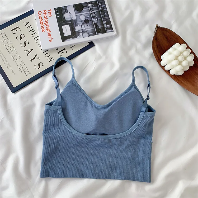 

Sports Bras Women Girl Underwear Seamless Bra U Type Backless Bra Running Yoga Sport Tops Push Up Cotton Solid Sports Bra