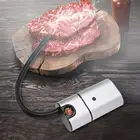 Портативный Ручной пистолет для холодного курения с электрическим пищевым стейком, для напитков, коктейлей, инфузионная машина для заготовки чипсов из дерева для барбекю