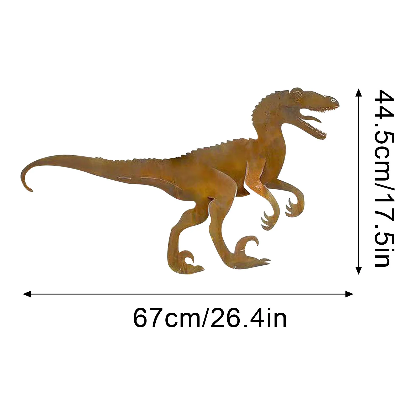 

Decoration Dinosaur Metal Animal Garden Fence Pile Lawn Outdoor Courtyard Home Decoration Home Decor Home Decoration Accessories