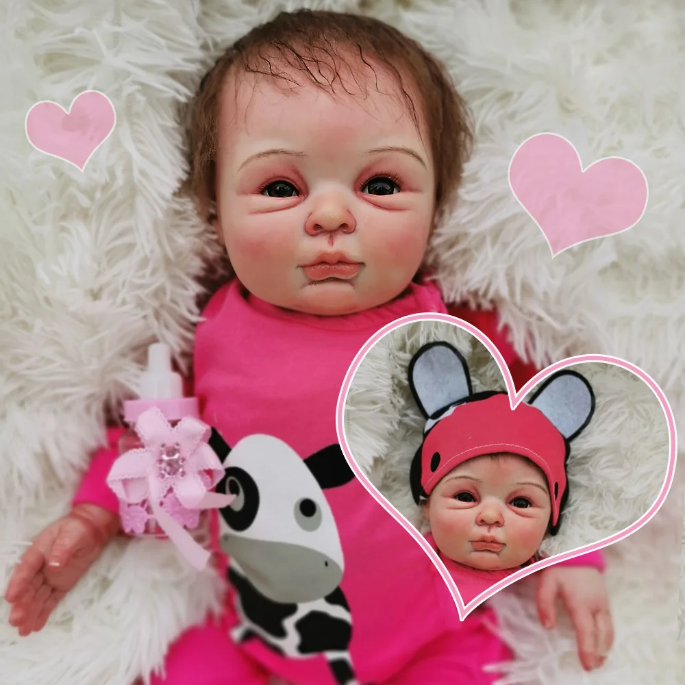 55 см Bebe Reborn большой размер кукла реборн младенец игрушка Реалистичная виниловая