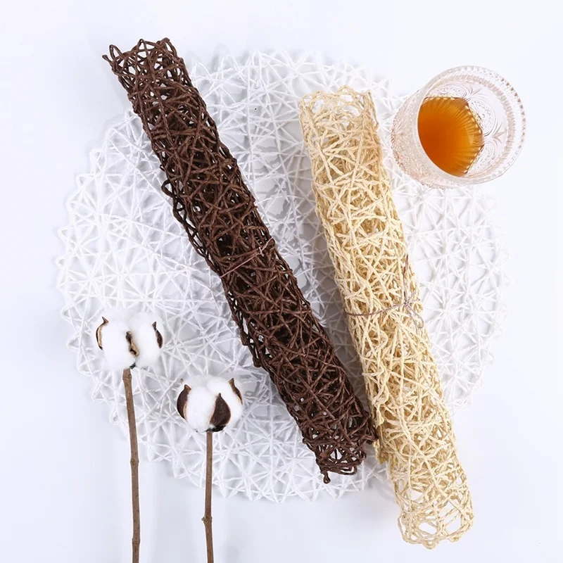 Полый тканый коврик Круглый бумажный волоконный для фотосъемки реквизит фон