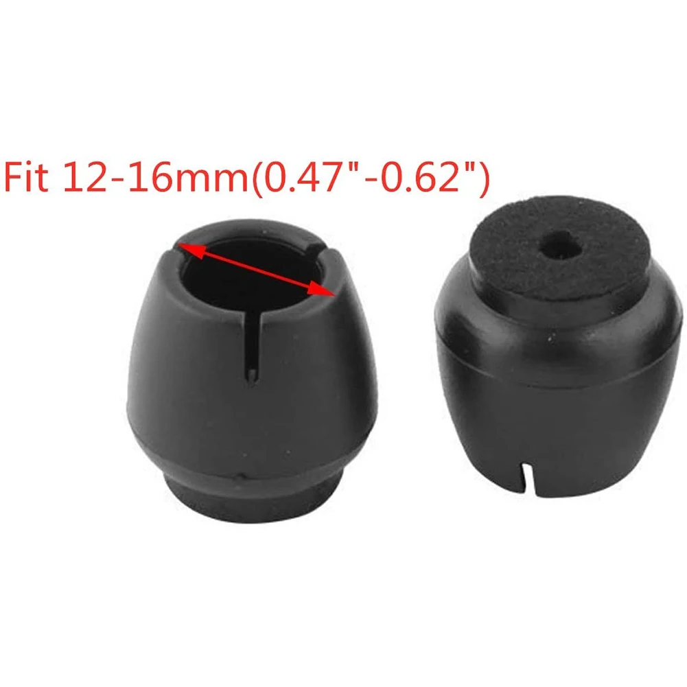 

16PCS Black Furniture Chair Leg Silicone Cap Pad Protection Table Feet Cover Floor Protector Non-slip Table Chair Mat Caps Foot