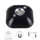 Новый беспроводной светильник с датчиком движения для шкафа, спальни, детской комнаты, Декор, инфракрасные светильники с PIR-датчиком, лестницы, стены, кухни, Рождественская лампа