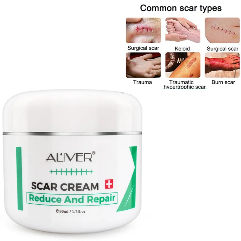 

50ML Repair Scar Removal Cream Acne Scars Gel Stretch Marks Surgical Scar Burn scald For Body Pigmentation Corrector Care