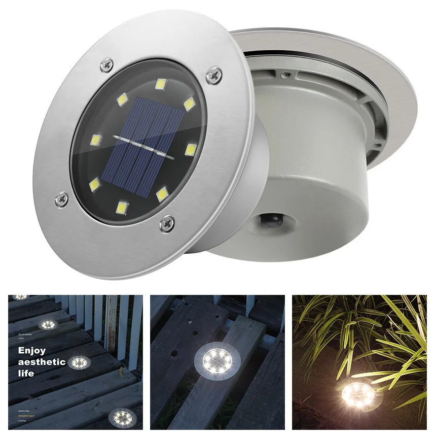 2019 горячая Распродажа Солнечная светодиодная водонепроницаемая лампа для сада