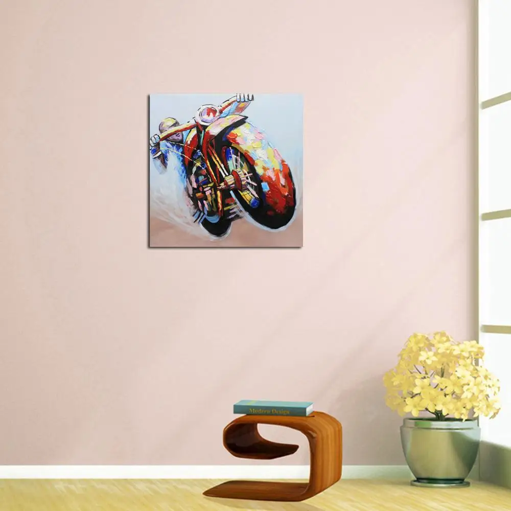 Картина масляная вручную на холсте для гостиной|Рисование и каллиграфия| |