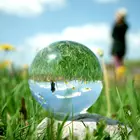 Хрустальный шар для фотографии, 34см, фэн-шуй, прозрачные цветные Волшебные естественные сферы, стеклянные прозрачные шары для украшения дома и свадьбы