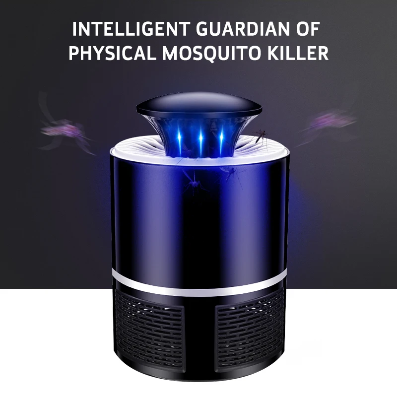 Электрическая лампа убийца комаров безшумный Отпугиватель светодиодная Usb