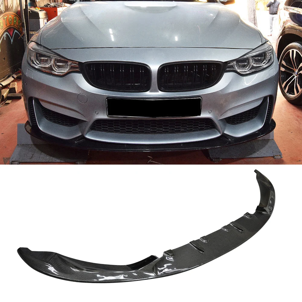 Передний бампер из углеродного волокна/ФАП спойлер для BMW F80 M3 F82 F83 M4 Sedan Coupe Convertible