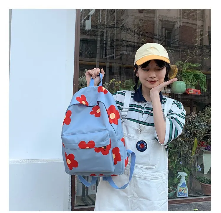 Высокое качество Harajuku школьный рюкзак женская сумка на плечо модный нейлоновый