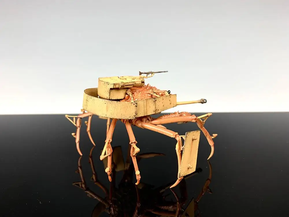 Фантазия креативная стимпанк IV колесница мех Краб миниатюры Неокрашенная Смола