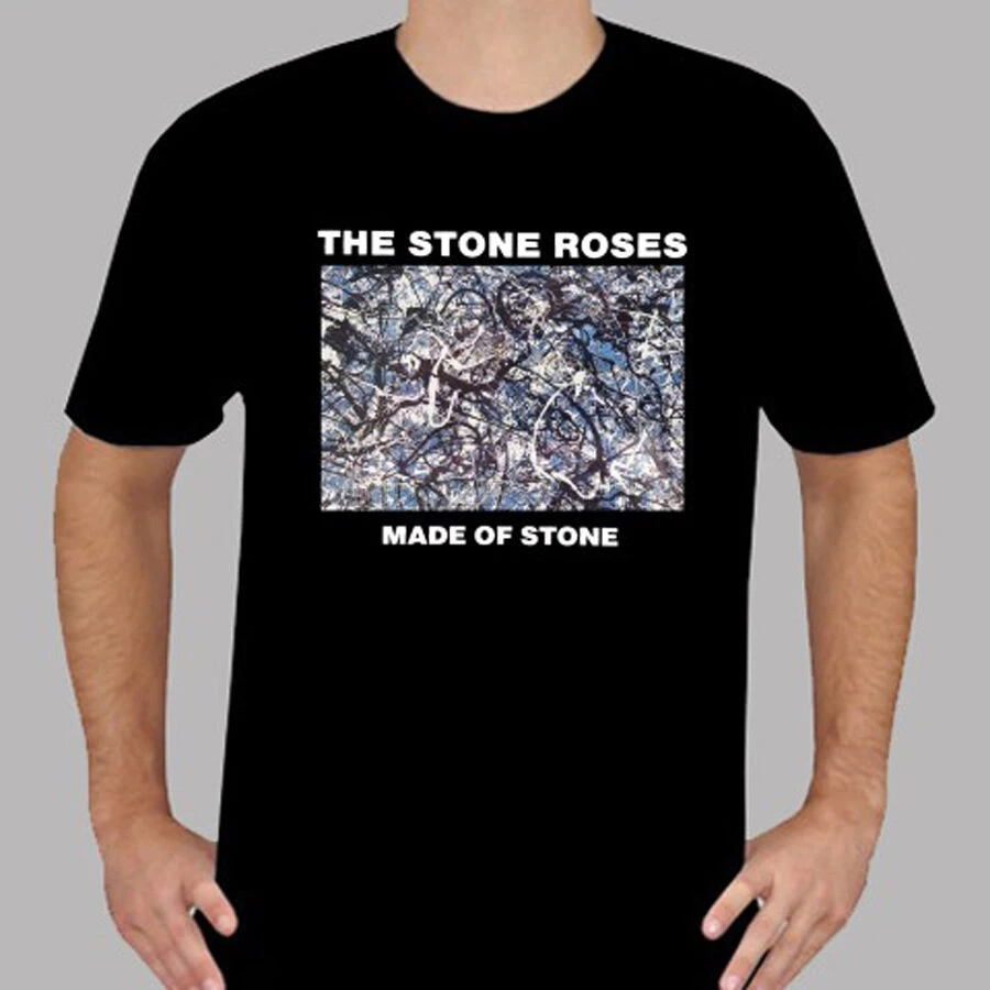 Новая мужская черная футболка с изображением камней и роз размер от S до 3XL|Мужские футболки| |