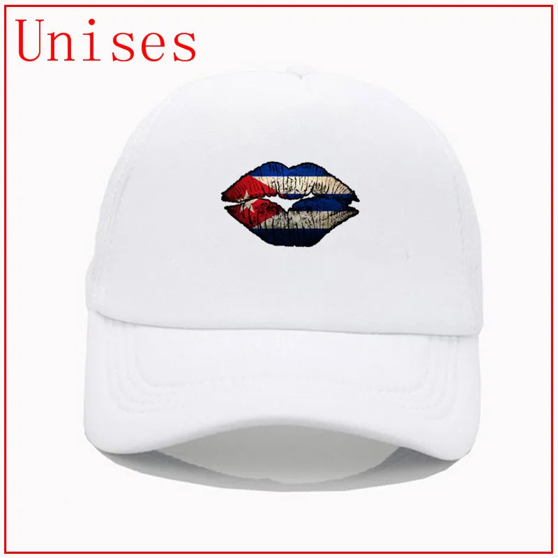 Куба поцелуй новинка моды дизайна изготовленные на заказ папа шляпа 100% хлопковая