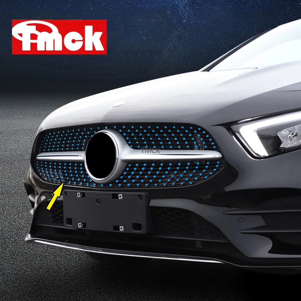 

NEW For Mercedes Benz A Class W177 A180 A200 Stainless Steel Car Air Intake Grille Decoration Sequin Starry Sky Net Trim Sequins