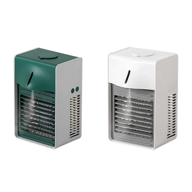 

USB Portable Air Cooler Fan Air Conditioner Light Desktop Air Cooling Fan Humidifier Purifier for Office Bedroom