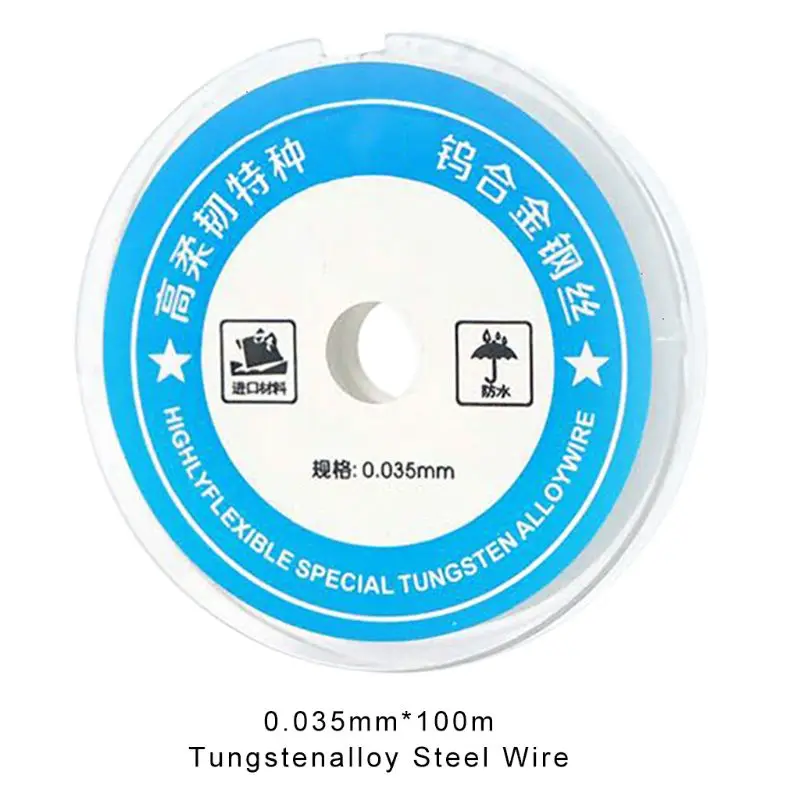 

0.035mm Special Tungsten Alloy Wire Cutting Line LCD Display Screen Separator