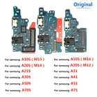 Плата с USB-портом для зарядки для Samsung A10S, A20S, A30S, A50S, A70S, A12, A21, A21S, A31, A51, A71, A202F