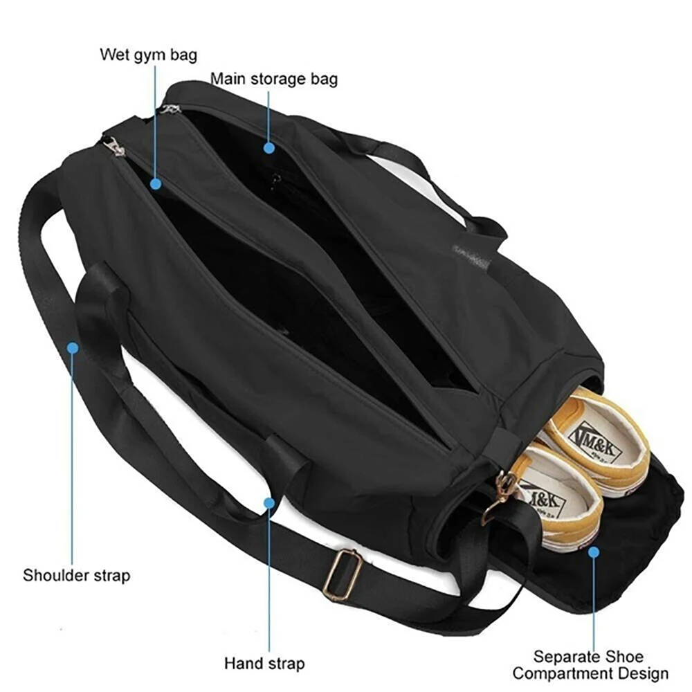 

Wet Dry Fitness Gym Sports Bag Men Women Fitness Training Backpacks Multifunctional Travel/Luggag Shoulder Handbag