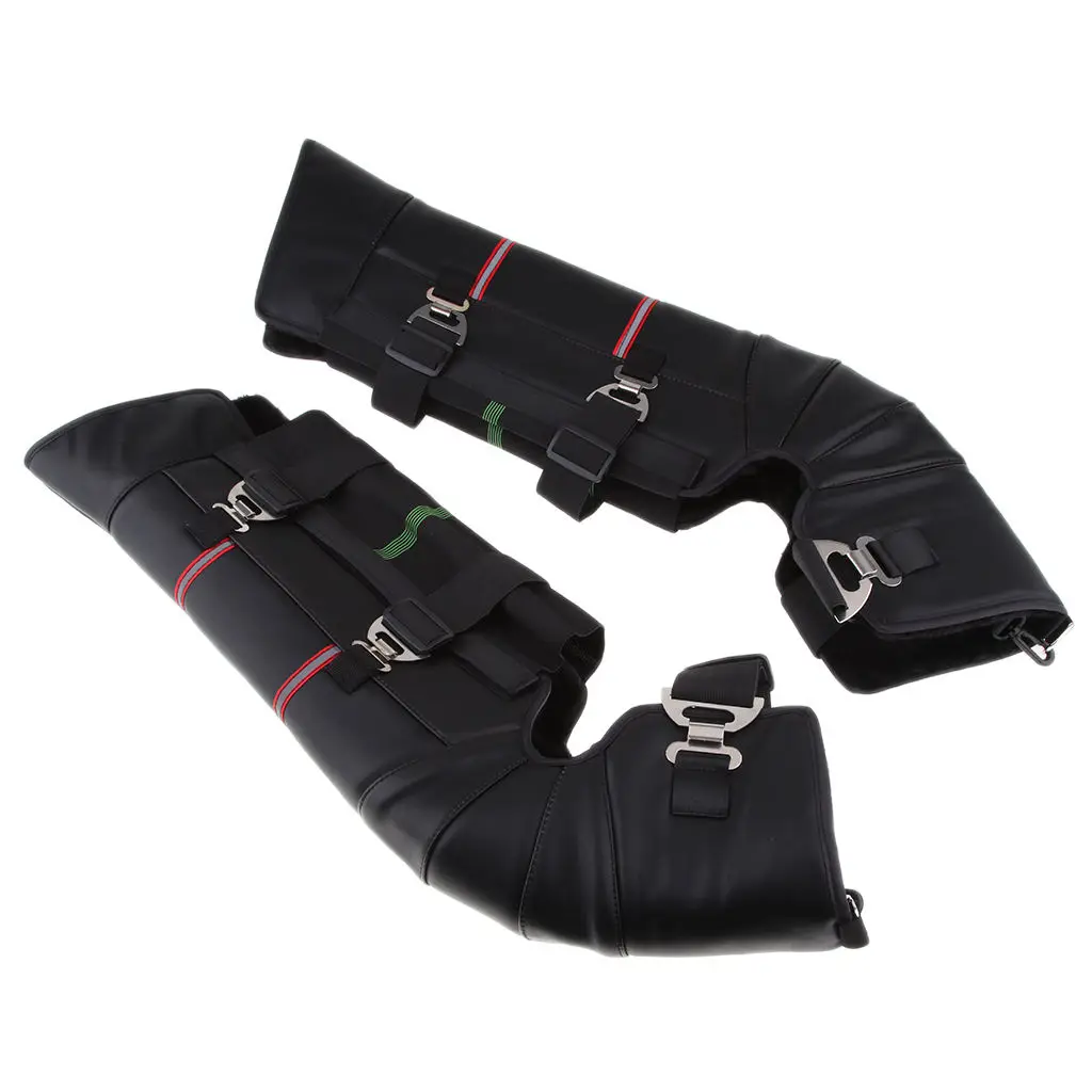 

2Pcs PU Waterproof Winter Motorcycle Rider Kneepad Knee Pads Protective