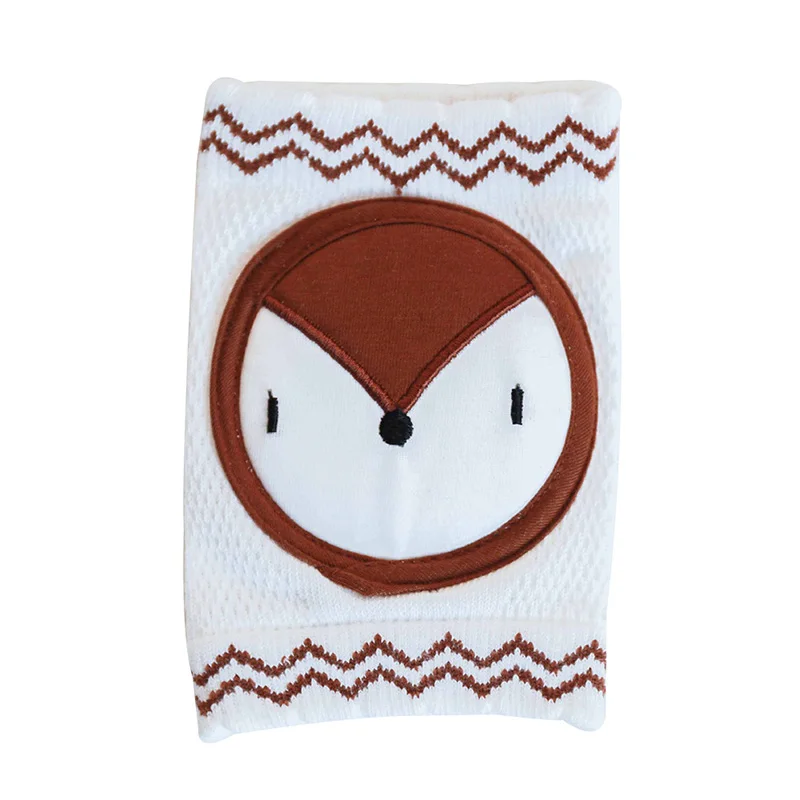 Rodilleras de algod&oacute;n con dibujos animados para beb&eacute;, Protector Flexible de seguridad para gatear, rodilleras cortas para ni&ntilde;os, calentadores de piernas infantiles-3