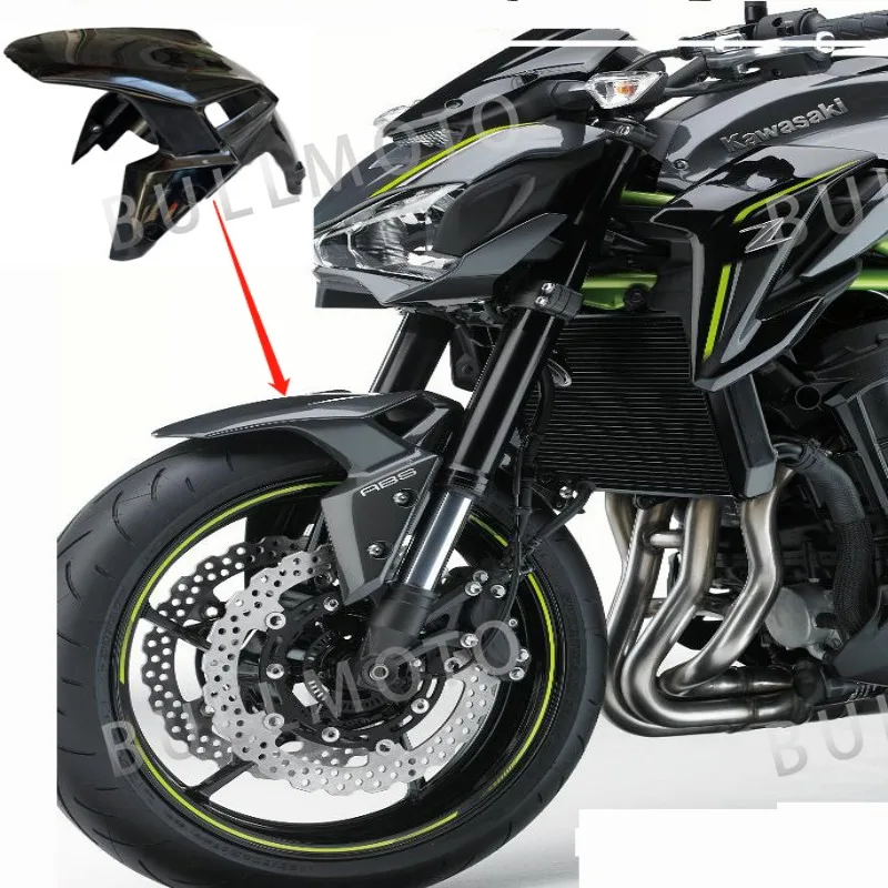 

Черное переднее крыло мотоцикла ABS для Kawasaki Z900 2017 2018 2019