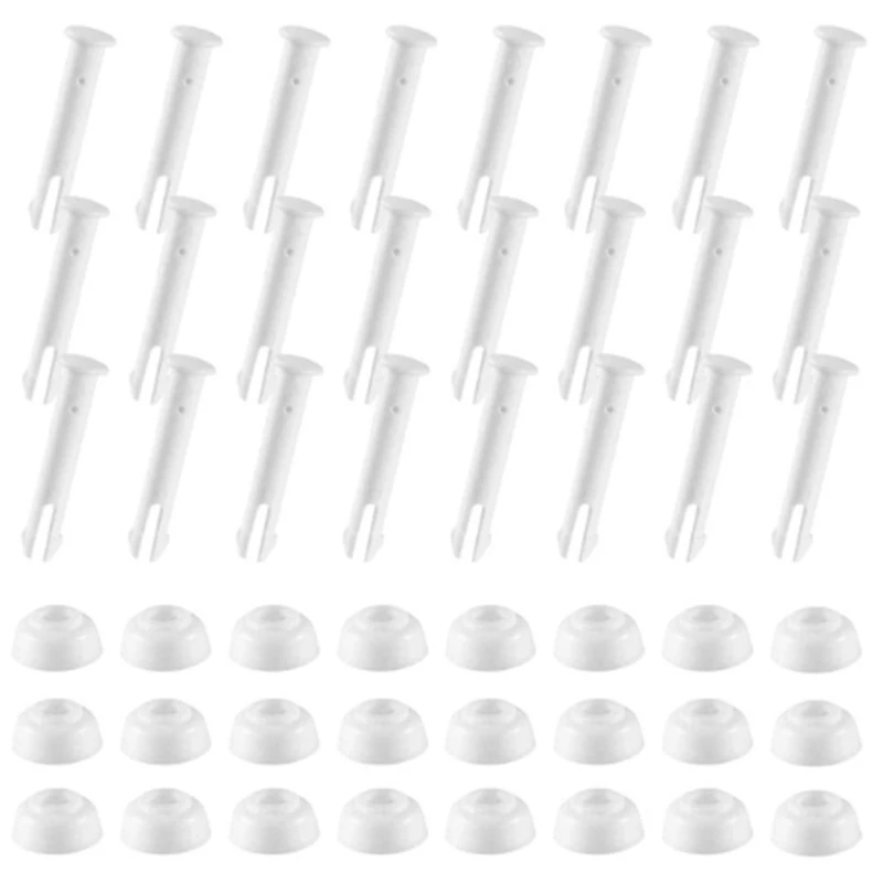 

24Pcs ABS Pool Joint Pins, 6cm/2.36in Cap Set Seals for Intex Swimming Pool Replacement Parts 28270-28273